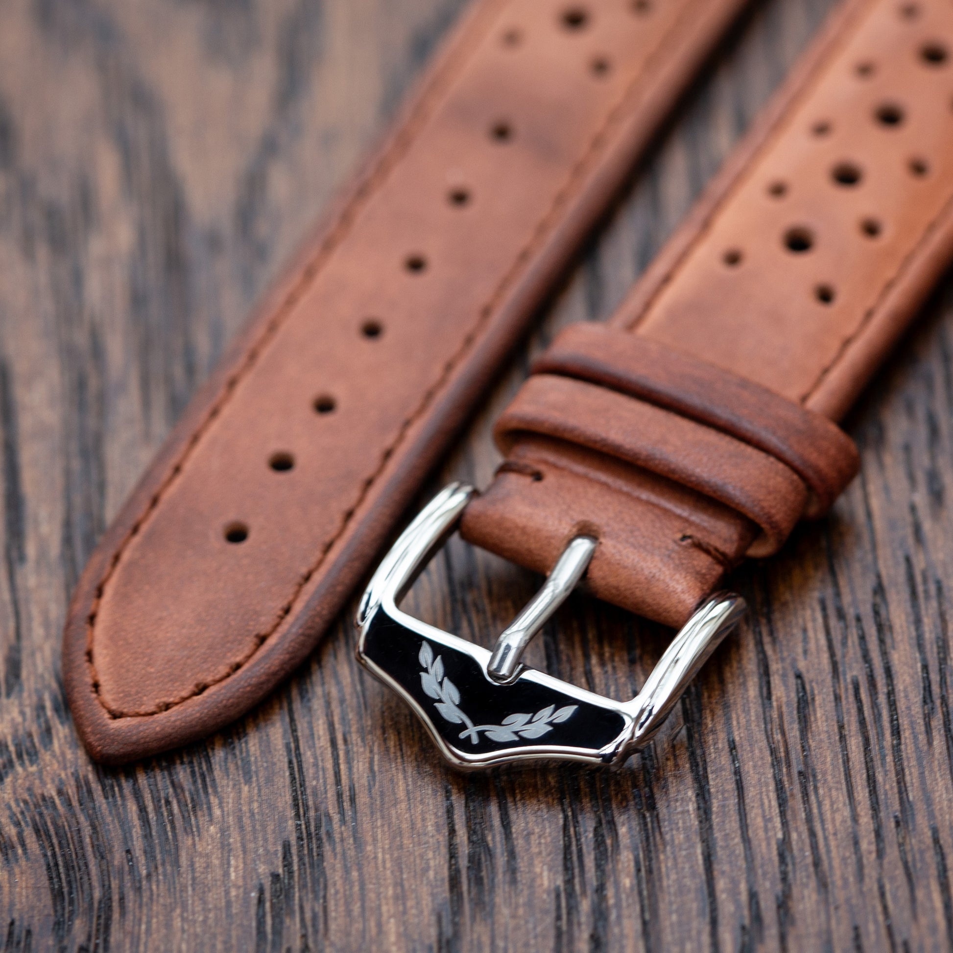 Quartermaster Calibre - Genuine Leather Watch Strap - Brown