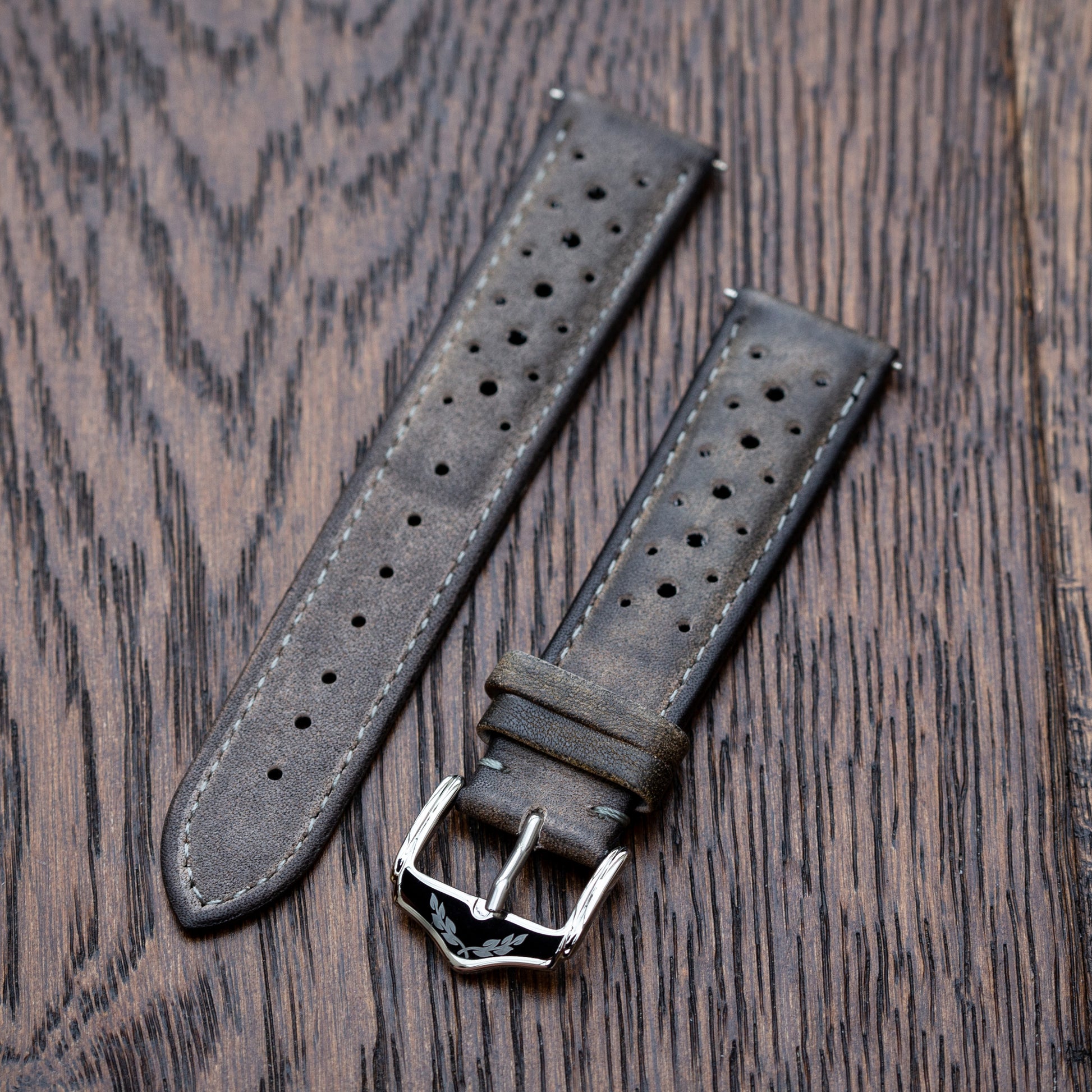 Quartermaster Calibre - Genuine Leather Watch Strap - Taupe