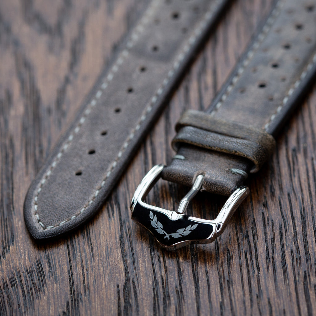 Quartermaster Calibre - Genuine Leather Watch Strap - Taupe
