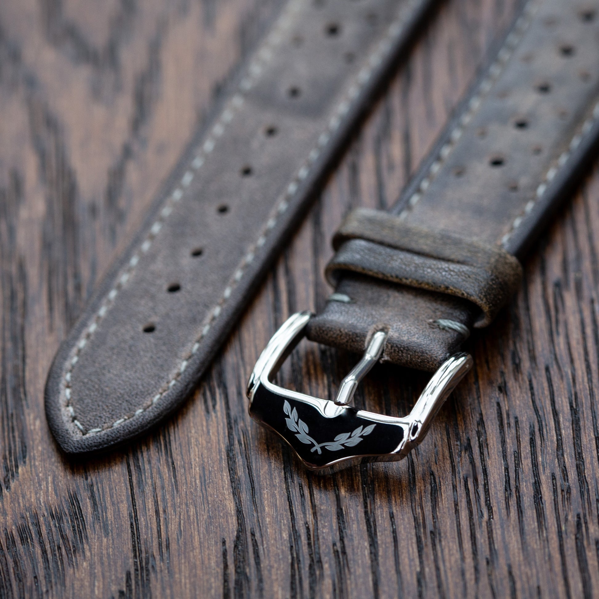 Quartermaster Calibre - Genuine Leather Watch Strap - Taupe