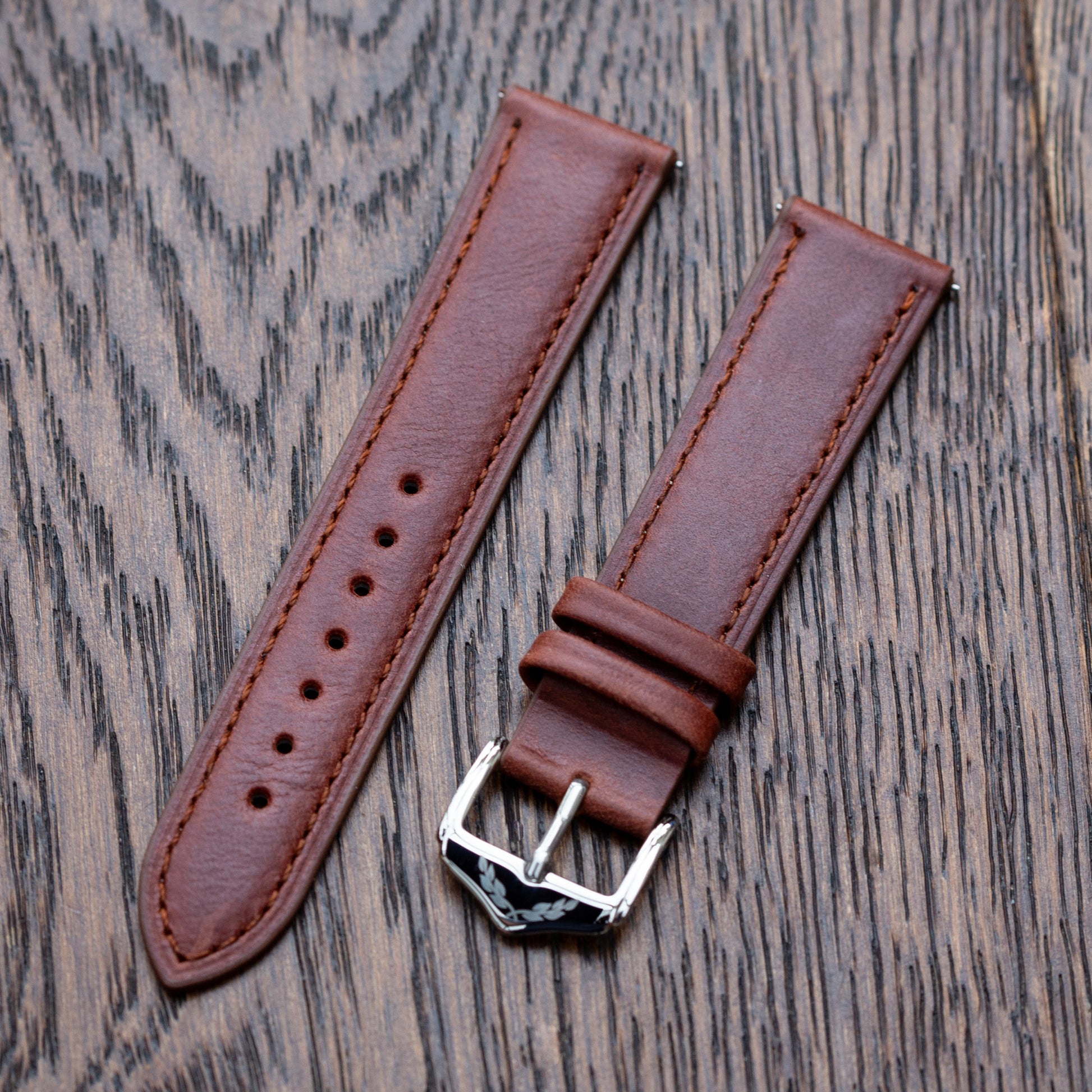 Quartermaster Heritage - Genuine Leather Watch Strap - Vintage Brown