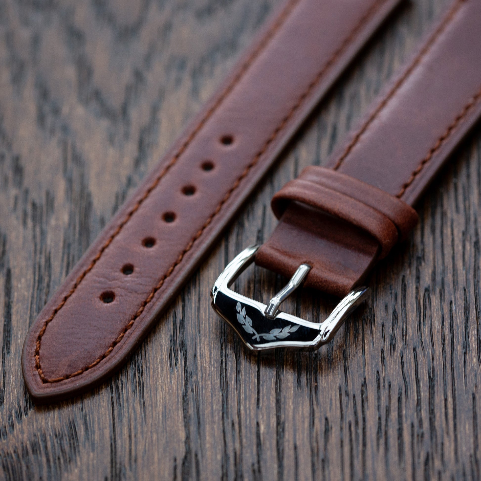 Quartermaster Heritage - Genuine Leather Watch Strap - Vintage Brown