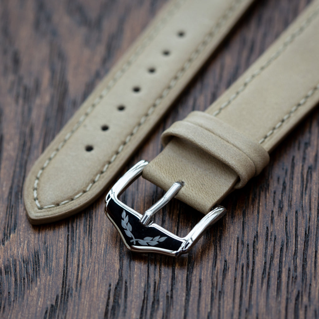 Quartermaster Heritage - Genuine Leather Watch Strap - Stone