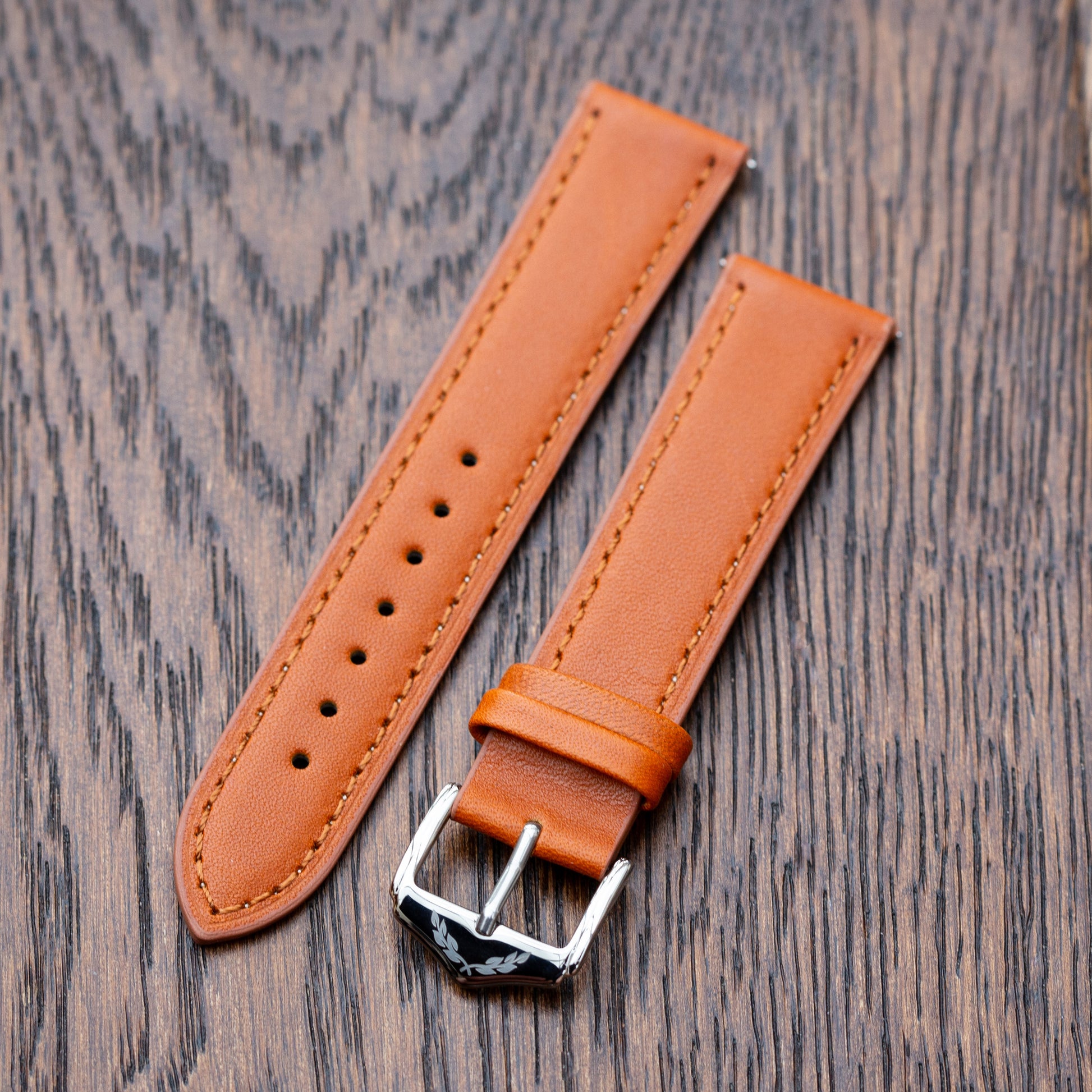 Quartermaster Heritage - Genuine Leather Watch Strap - Tan
