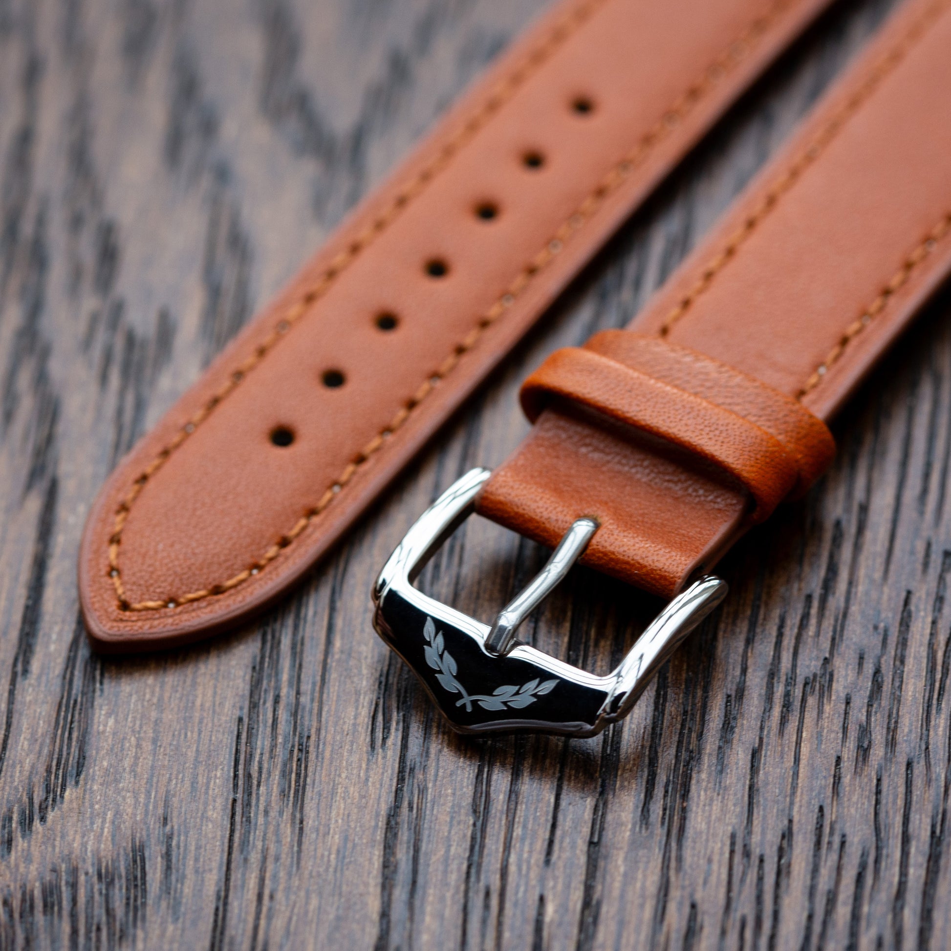 Quartermaster Heritage - Genuine Leather Watch Strap - Tan