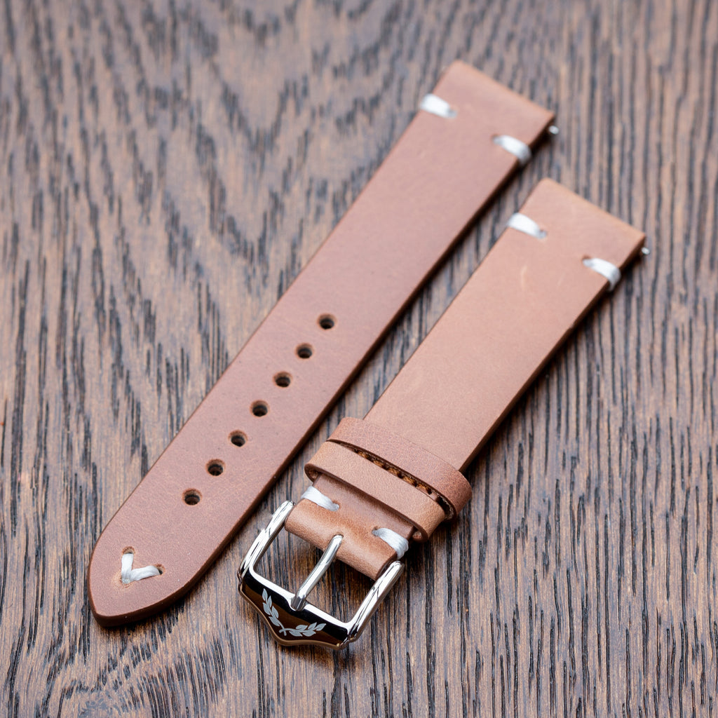 Vanguard Heritage - Genuine Leather Watch Strap - Vintage Brown