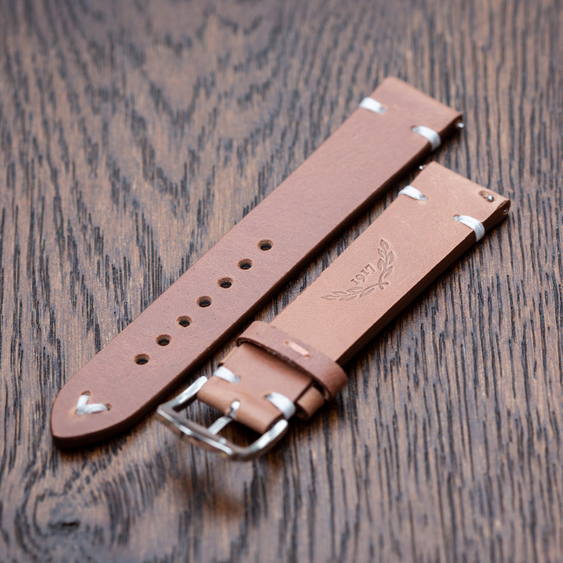 Vanguard Heritage - Genuine Leather Watch Strap - Vintage Brown