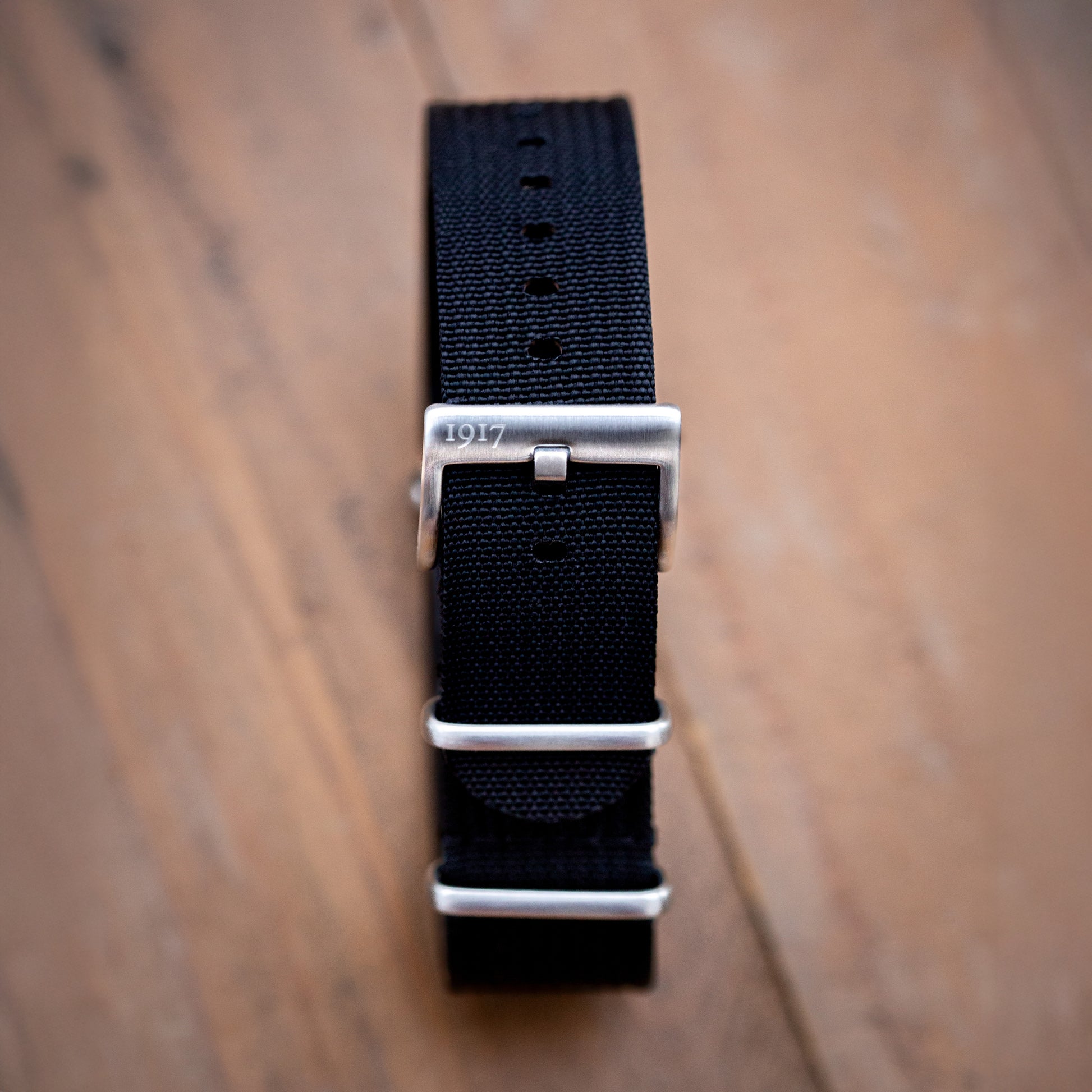 Wayfarer Meridian - Nylon Watch Strap - Black
