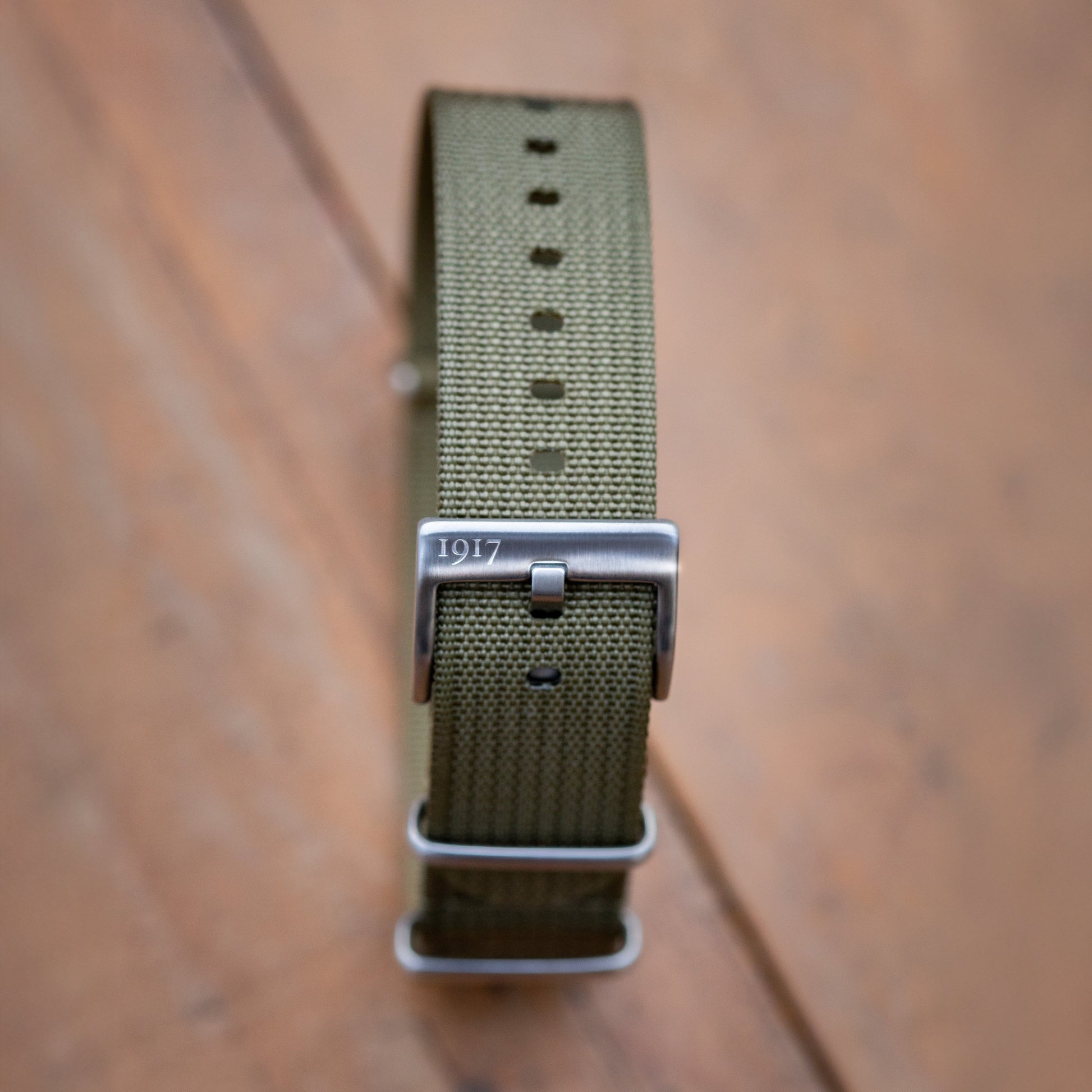 Wayfarer Meridian - Nylon Watch Strap - Green