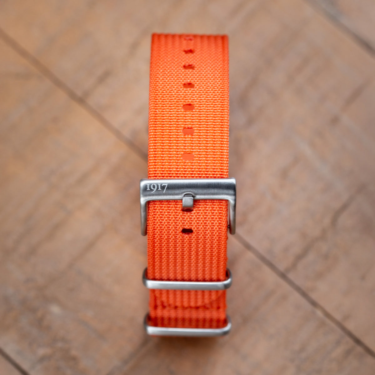 Wayfarer Meridian - Nylon Watch Strap - Orange