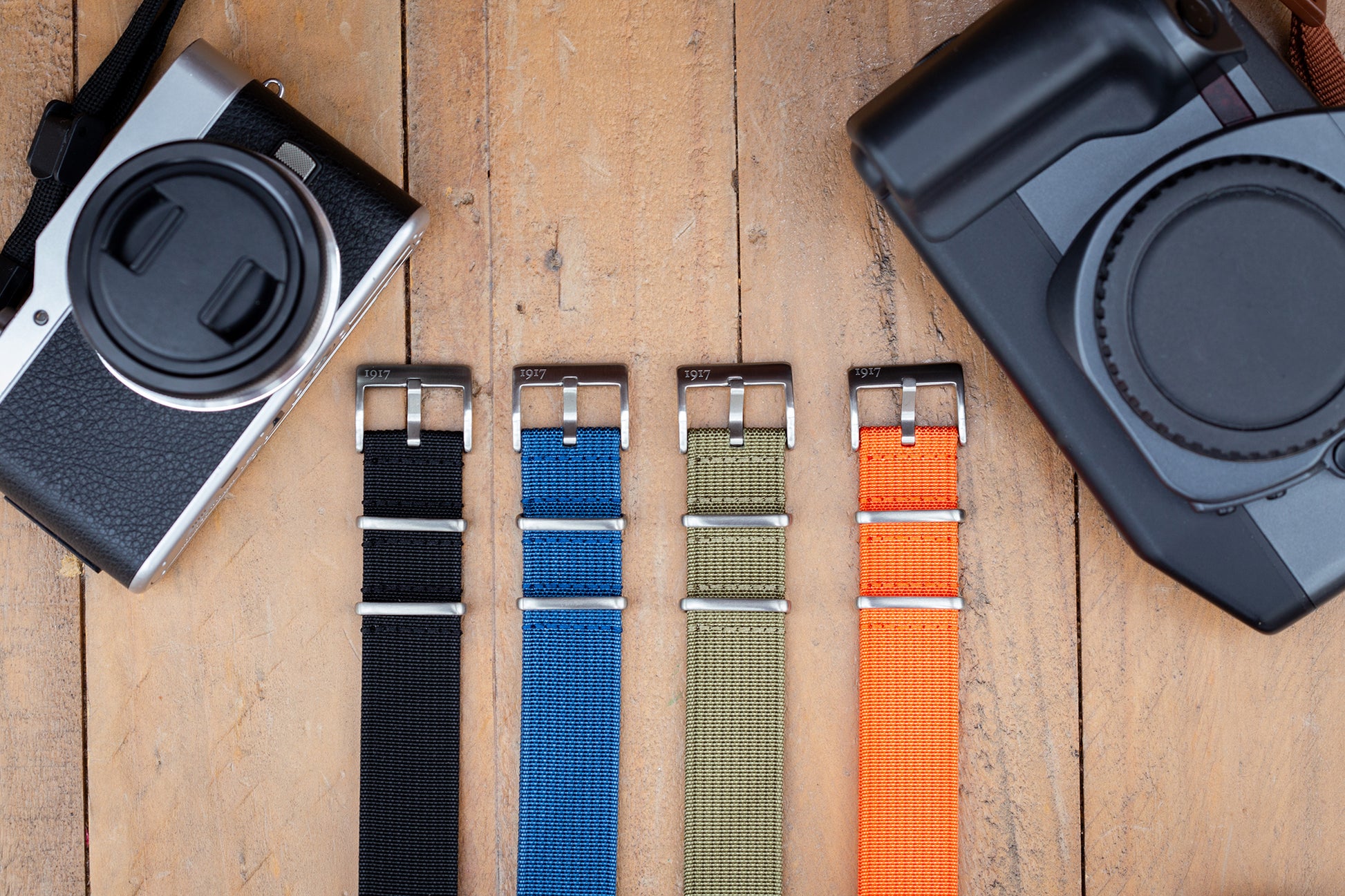 Wayfarer Meridian - Nylon Watch Strap - Black